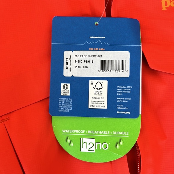 NWT Patagonia Mens Exosphere Jacket - Picture 2 of 12
